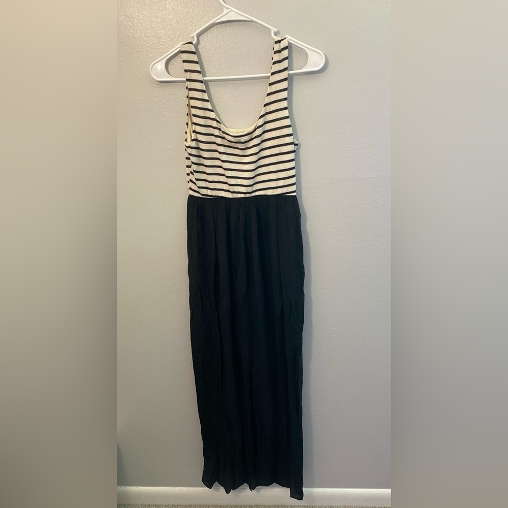 Lily Rose Maxi Dress XS Stripe Tank Sleeveless